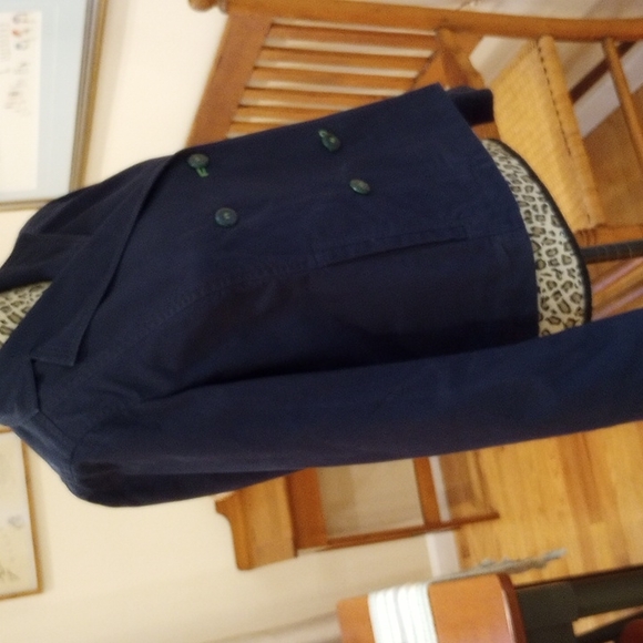 Liz Claiborne Ladies Double Breasted Jacket Size:6 Color:Navy - Picture 5 of 12